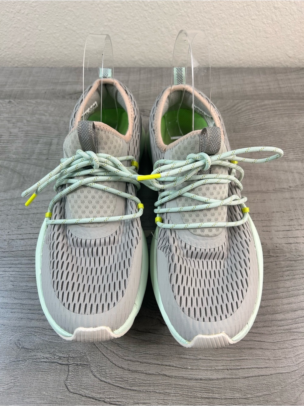 Sorel Kinetic Impact Light Gray & Mint Athletic Sneakers Women’s Size 9 Seafoam - Picture 4 of 12